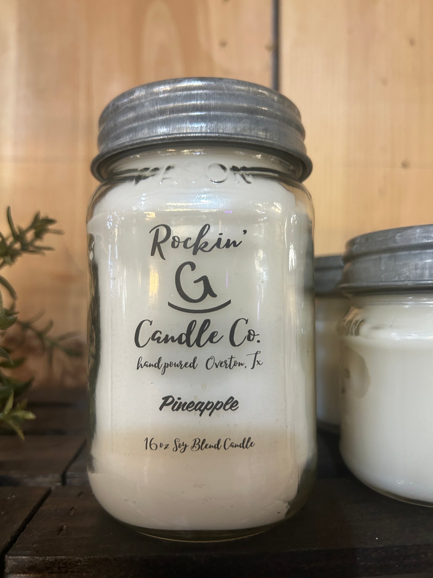 Farmhouse Mason Candle (16oz)