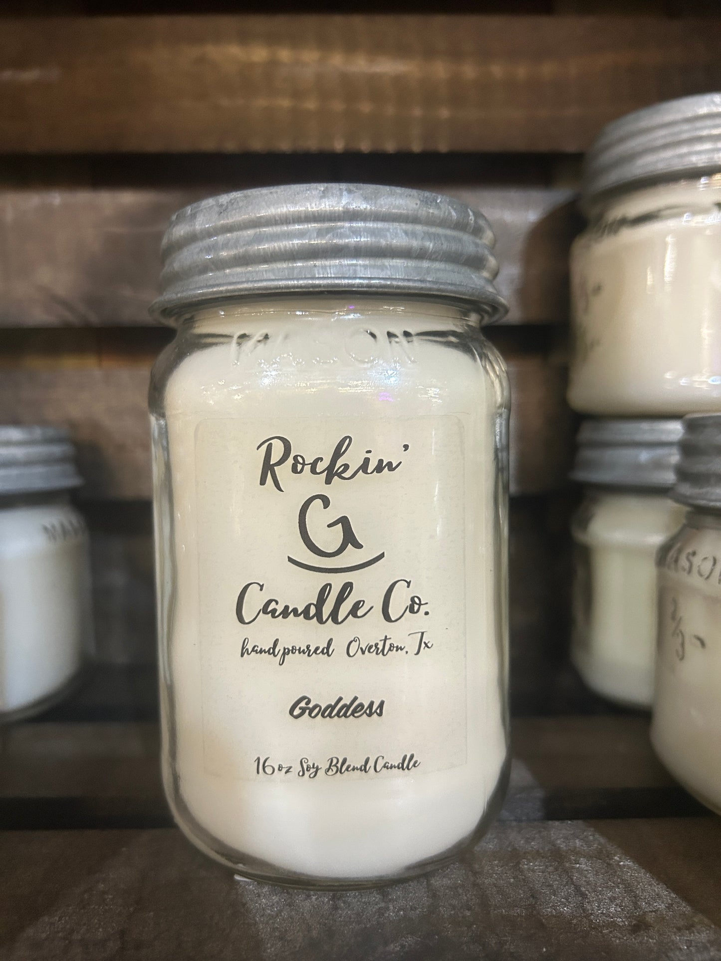 Farmhouse Mason Candle (16oz)