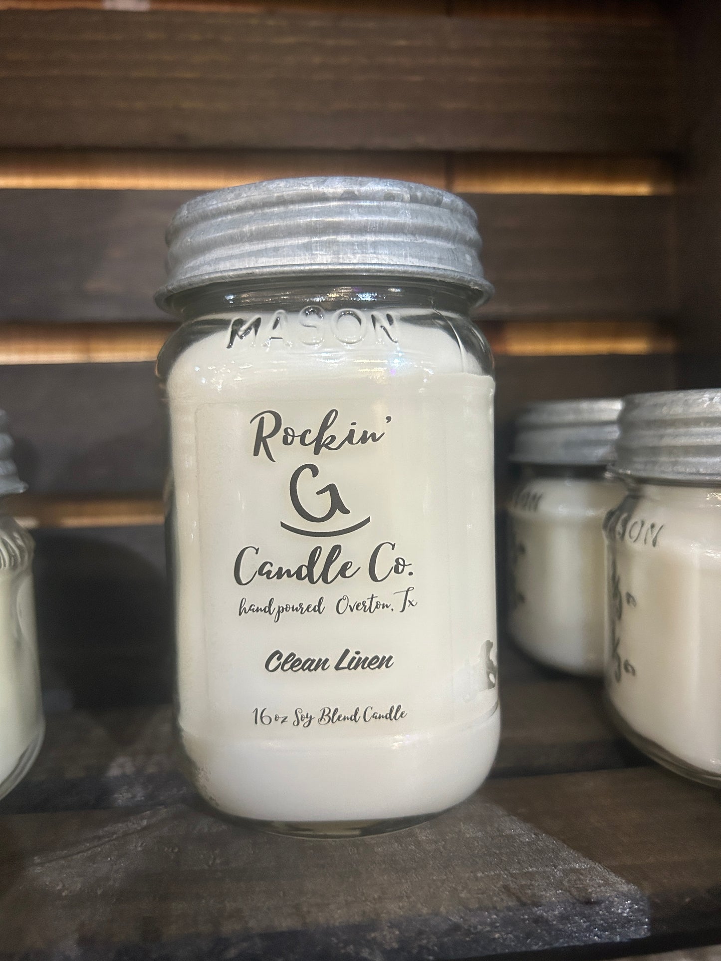 Farmhouse Mason Candle (16oz)