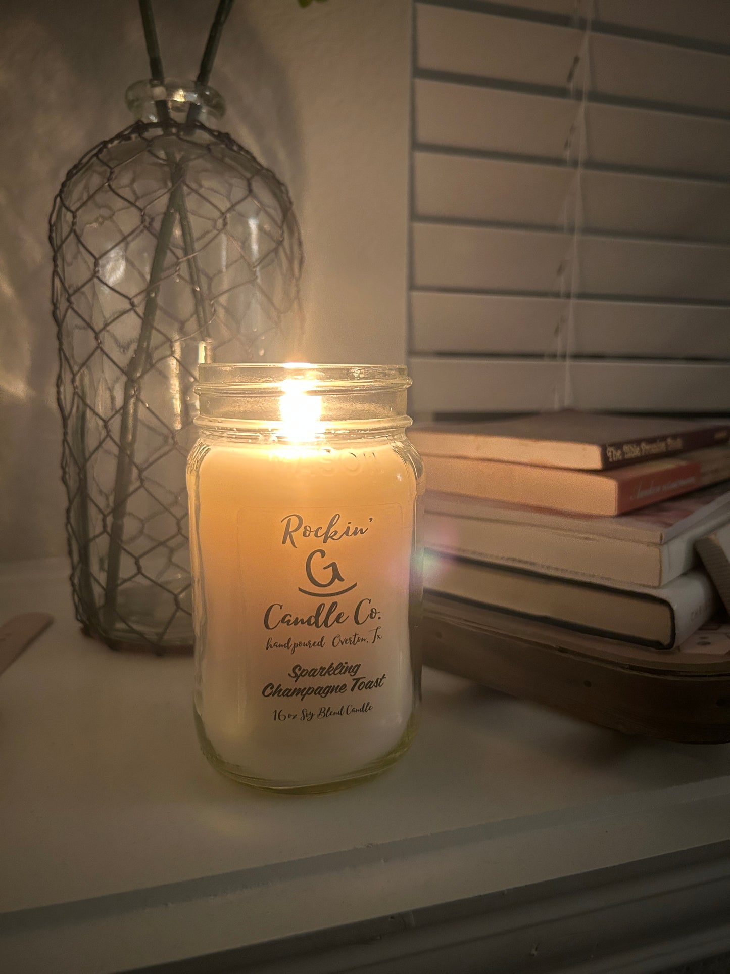 Farmhouse Mason Candle (16oz)