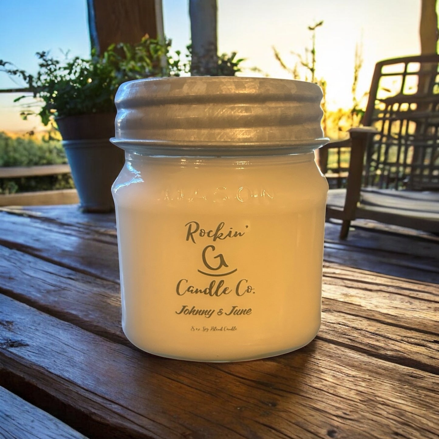 Farmhouse Mason Candle (8oz)