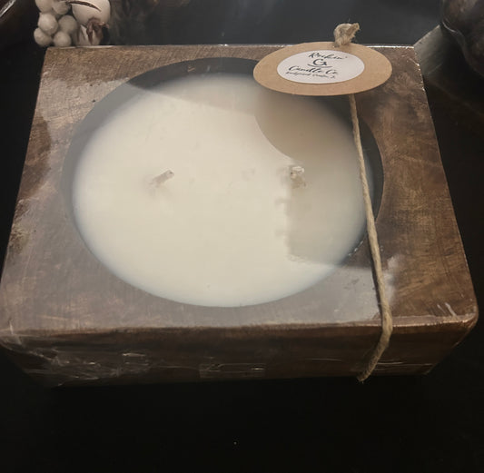 Mini Single Cheese Mold Dough Bowl Candle