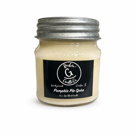 Pumpkin Pie Spice 8 oz candle
