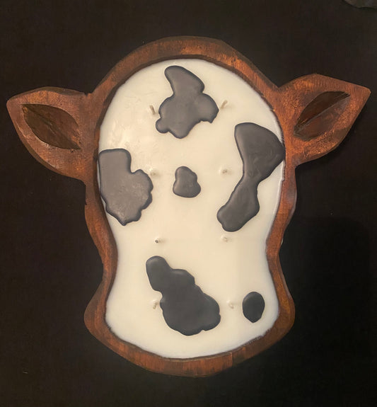 Cow Head Dough Bowl Candle